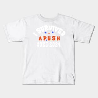 I Survived Apush 2023-2024 for Students Teachers Funny Tee Kids T-Shirt